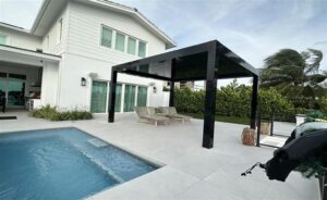 Pergola to Pavers