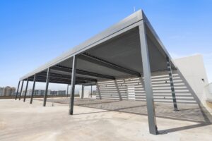 Pergola with Solid Roof