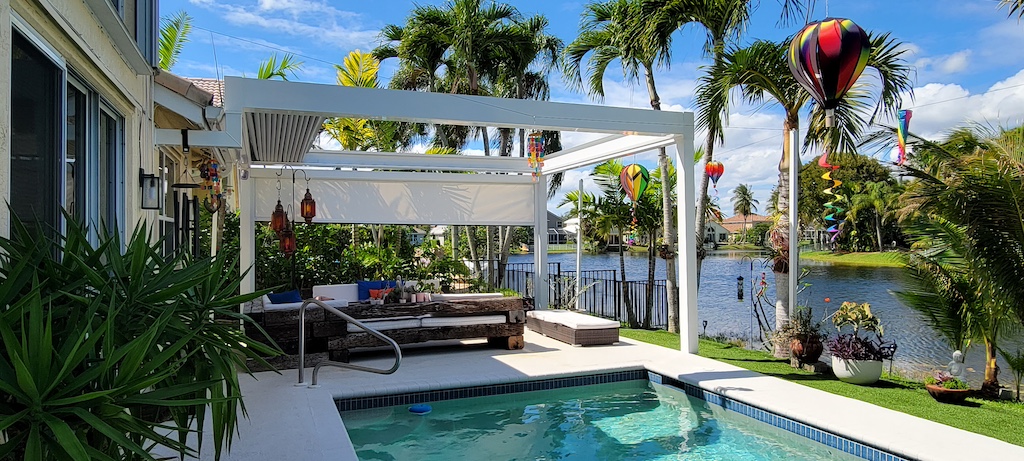 Best place to put a pergola in your yard for maximum shade