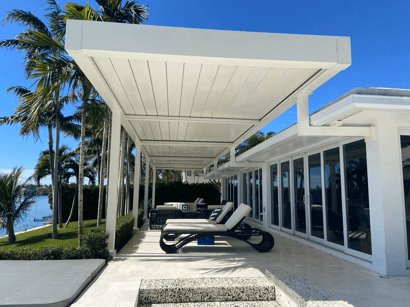 elegant outdoor pergola featuring modern décor and relaxing lounge space elegant outdoor pergola featuring modern décor and relaxing lounge space